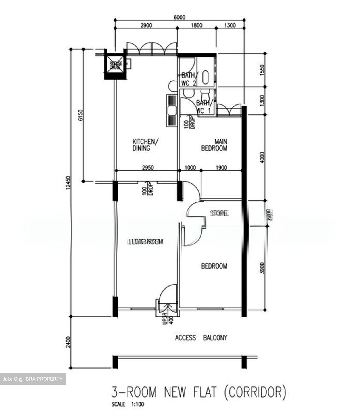 Blk 525 Bedok North Street 3 (Bedok), HDB 3 Rooms #575744051